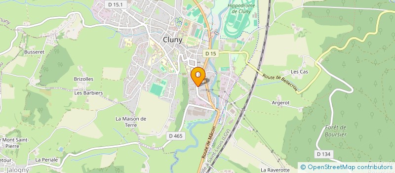 localisation de l'entreprise A VOTRE SERVICE à CLUNY