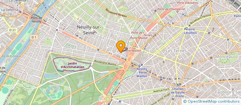 localisation de l'entreprise A VOTRE SERVICE à NEUILLY-SUR-SEINE