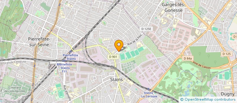 localisation de l'entreprise A VOTRE SERVICE à STAINS