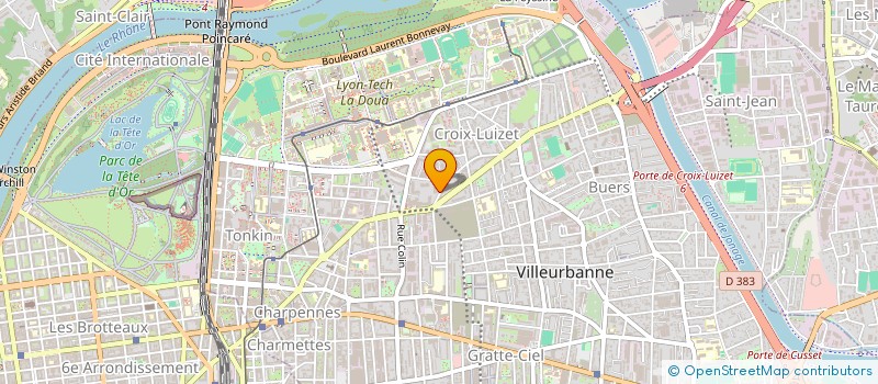 localisation de l'entreprise A VOTRE SERVICE  VILLEURBANNE