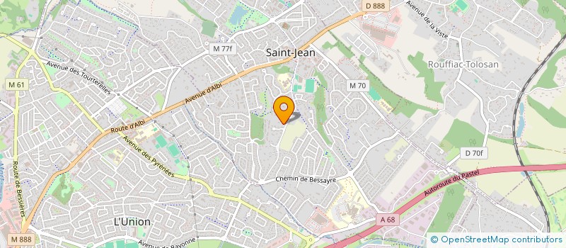 localisation de l'entreprise A VOTRE SERVICE à SAINT-JEAN
