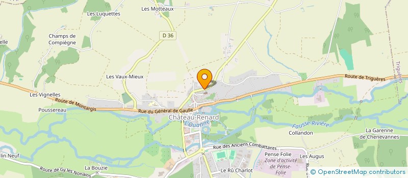 localisation de l'entreprise A VOTRE SERVICE A DOMICILE à CHATEAU-RENARD