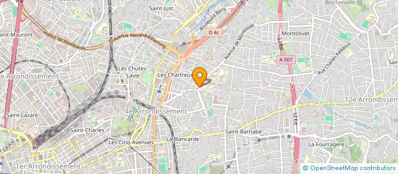 localisation de l'entreprise A VOTRE SERVICE BATIMENT à MARSEILLE