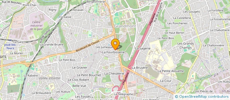 localisation de l'entreprise A VOTRE SERVICE EN TOURAINE  CHAMBRAY-LES-TOURS