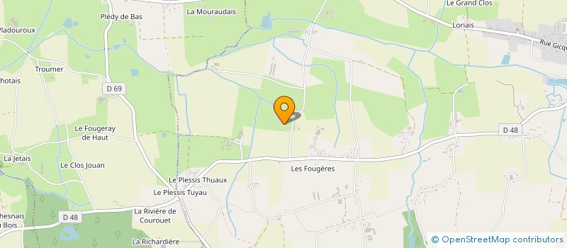 localisation de l'entreprise A VOTRE SERVICE FROID  GUIGNEN