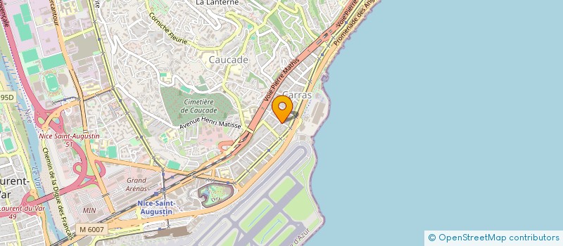 localisation de l'entreprise A VOTRE SERVICE INFORMATIQUE à NICE