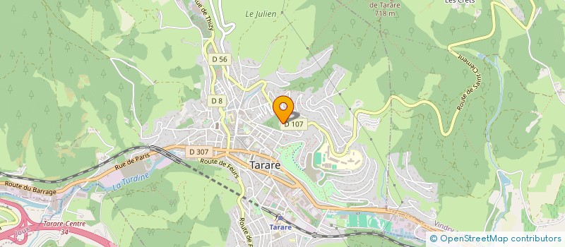 localisation de l'entreprise A VOTRE TOUR  TARARE