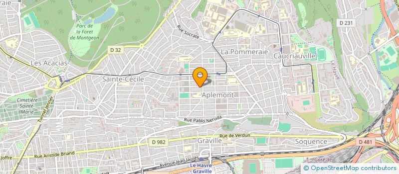 localisation de l'entreprise A VOUS L'IMMOBILIER à LE HAVRE