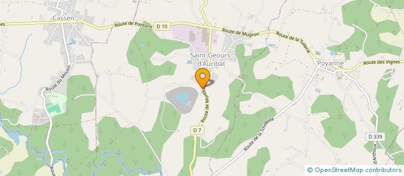 localisation de l'entreprise A VOUS LA SCENE !  SAINT-GEOURS-D'AURIBAT