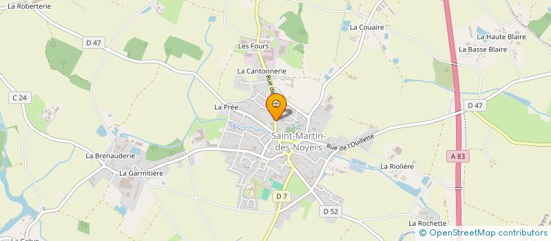 localisation de l'entreprise A VOUS LES STUDIOS  SAINT-MARTIN-DES-NOYERS