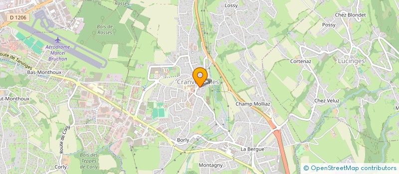 localisation de l'entreprise A VUE D'OEIL  CRANVES-SALES