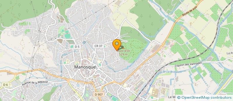 localisation de l'entreprise A VUE D'OEIL à MANOSQUE
