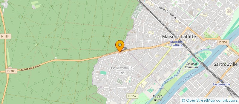 localisation de l'entreprise A VUE D'OEIL MESNIL LE ROI  LE MESNIL-LE-ROI