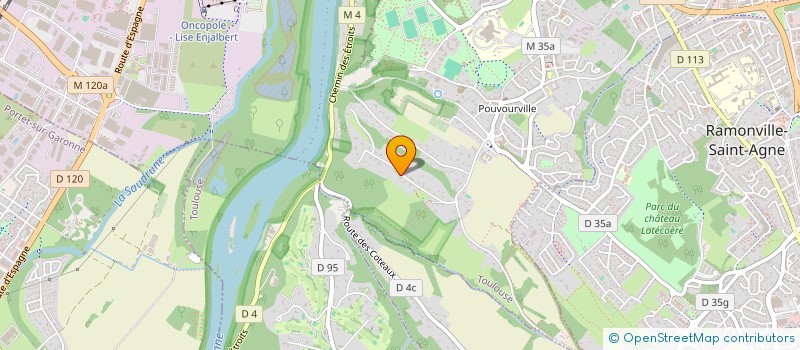 localisation de l'entreprise A W à TOULOUSE