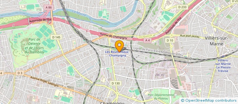 localisation de l'entreprise A W IMMOBILIERE à CHAMPIGNY-SUR-MARNE