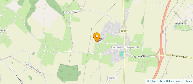 localisation de l'entreprise A & W LOCATION  BIVILLE-LA-BAIGNARDE