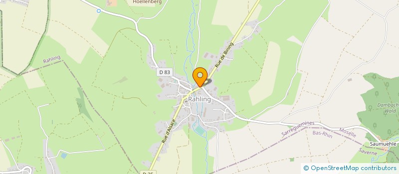 localisation de l'entreprise A.W.O HABITAT  RAHLING