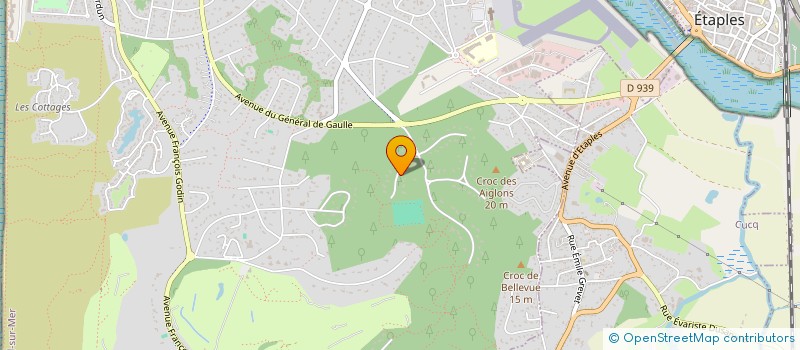 localisation de l'entreprise A.W.S.  LE TOUQUET-PARIS-PLAGE