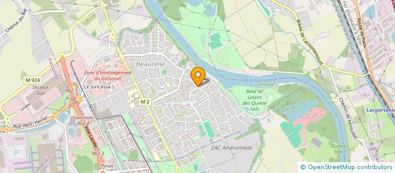 localisation de l'entreprise A WAKE  BLAGNAC