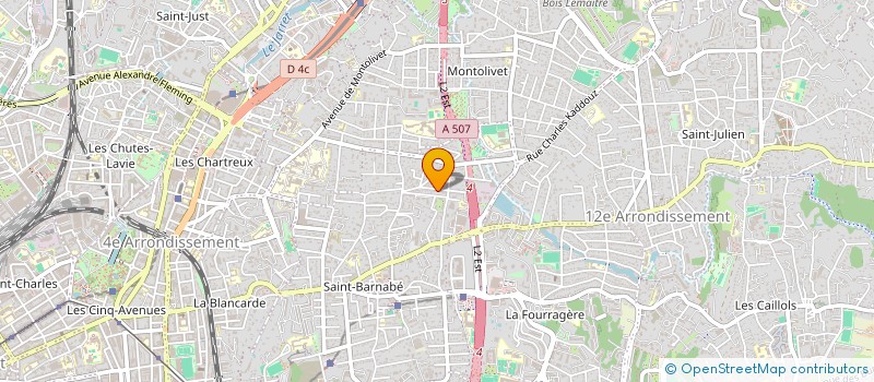 localisation de l'entreprise A - WINE à MARSEILLE