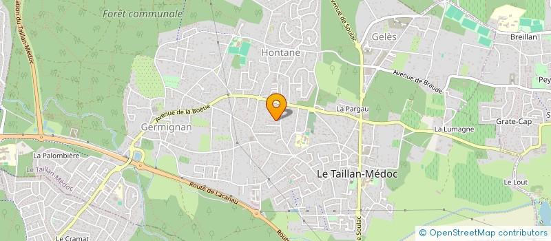 localisation de l'entreprise A.WINE  LE TAILLAN-MEDOC