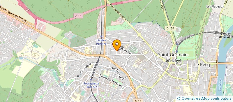 localisation de l'entreprise A&X CONSEIL à SAINT-GERMAIN-EN-LAYE