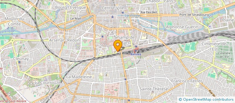 localisation de l'entreprise A&X CONSULTING  RENNES