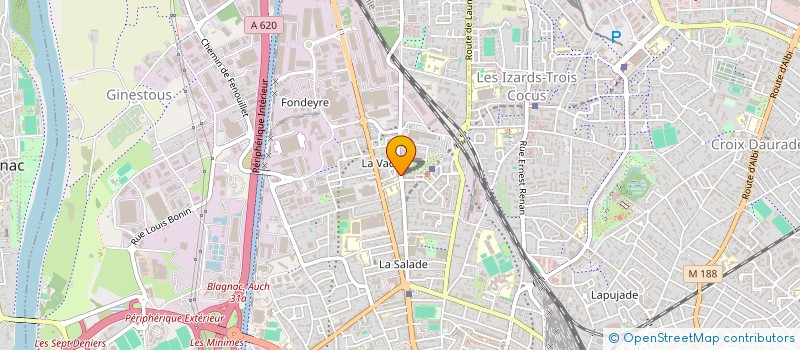 localisation de l'entreprise A.Y.A à TOULOUSE