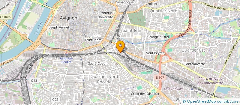 localisation de l'entreprise A.Y.A.M TRANSPORT  AVIGNON