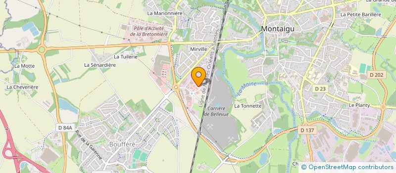 localisation de l'entreprise A.Y.D 85 CONTROLE TECHNIQUE à MONTAIGU-VENDEE