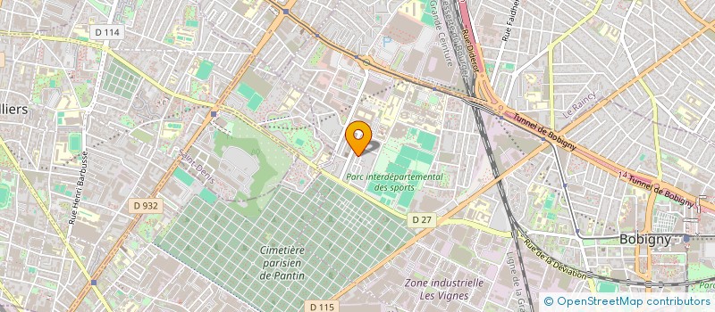 localisation de l'entreprise A.Y.D.A  BOBIGNY