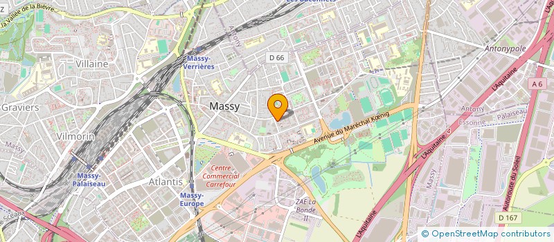 localisation de l'entreprise A&Y GREEN à MASSY