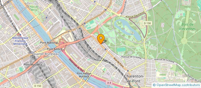 localisation de l'entreprise A.Y.I CONSULTING à CHARENTON-LE-PONT