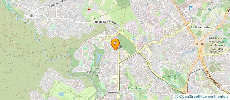 localisation de l'entreprise A.Y IMMO à MONTPELLIER