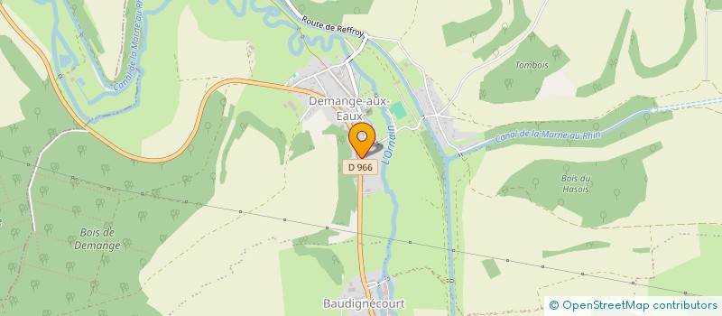 localisation de l'entreprise A.Y.IMMO  DEMANGE-BAUDIGNECOURT