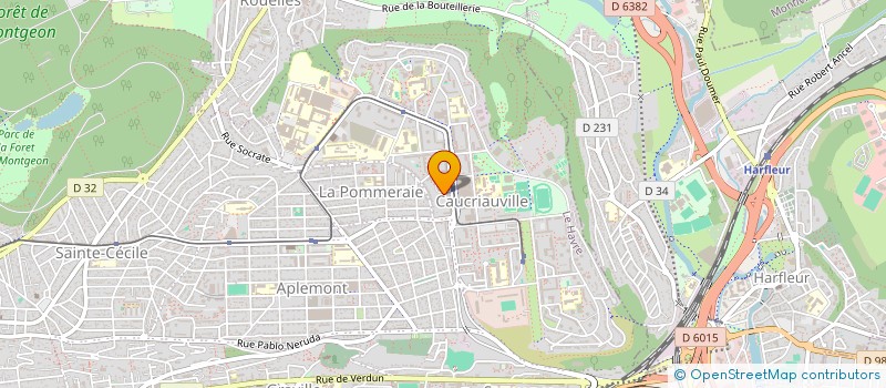 localisation de l'entreprise A.Y. LAVERIE EURL à LE HAVRE