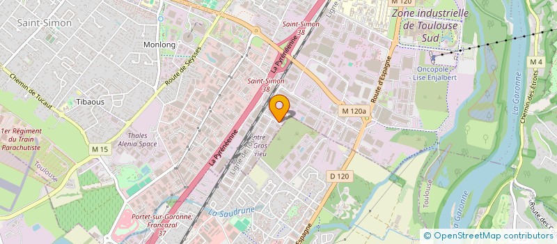 localisation de l'entreprise A Y N GENIE CIVIL CONSTUCTION ET ELECTRIQUE  TOULOUSE