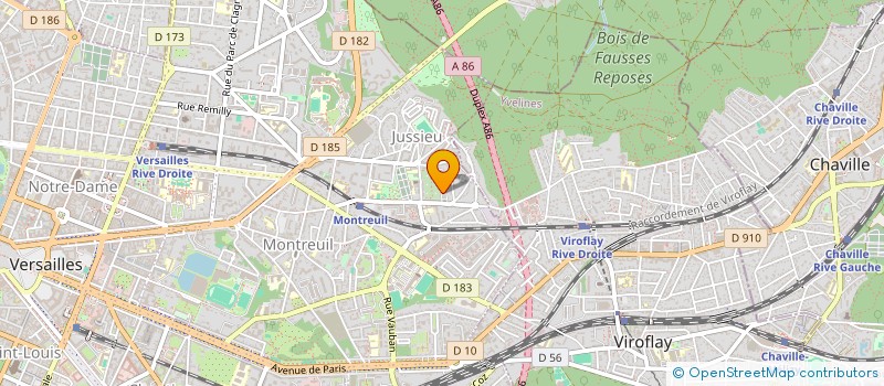 localisation de l'entreprise A.Y.S. CLEAN SERVICES à VERSAILLES