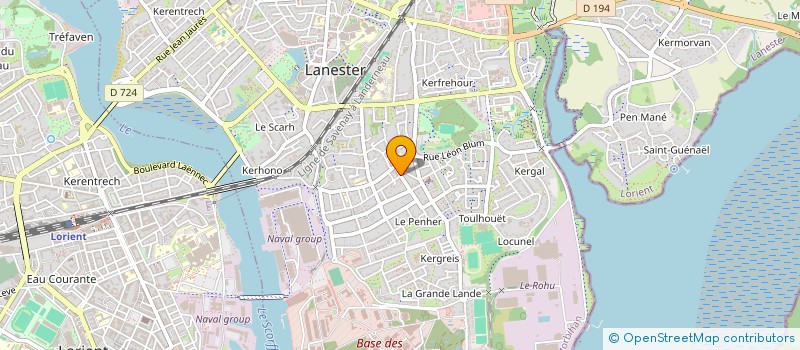 localisation de l'entreprise A.Z  LANESTER