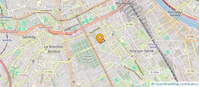 localisation de l'entreprise A Z  IVRY-SUR-SEINE