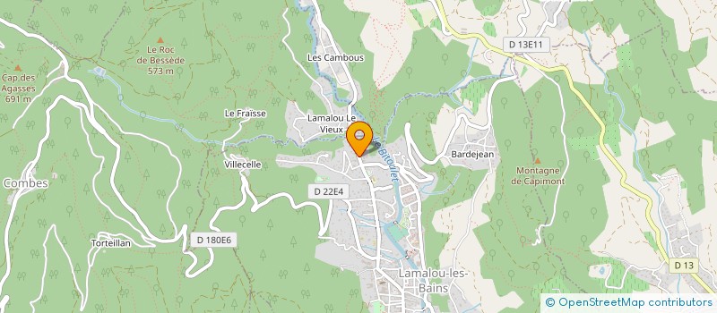 localisation de l'entreprise A-Z-ARI  LAMALOU-LES-BAINS