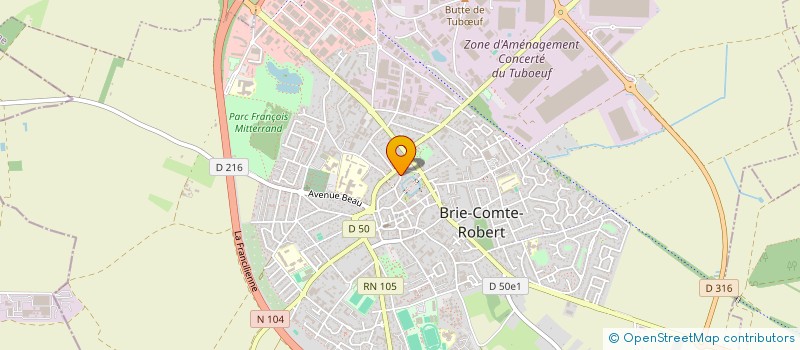 localisation de l'entreprise A.Z BARBER  BRIE-COMTE-ROBERT