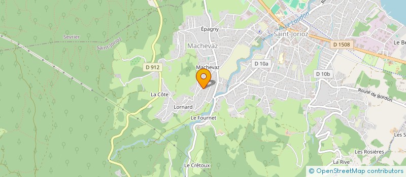 localisation de l'entreprise A..Z BATIMENT  SAINT-JORIOZ