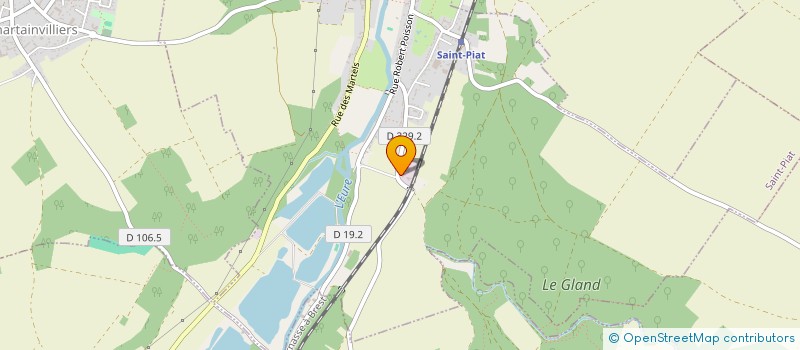 localisation de l'entreprise A.Z BATIMENT à SAINT-PIAT