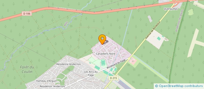 localisation de l'entreprise A-Z BATIMENT SERVICES  ANDERNOS-LES-BAINS