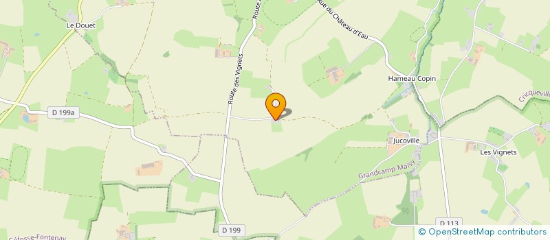 localisation de l'entreprise A-Z BATISPHERE  GRANDCAMP-MAISY