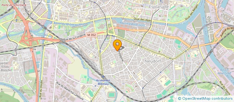 localisation de l'entreprise A'Z COM à STRASBOURG
