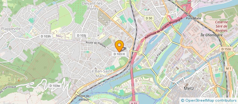 localisation de l'entreprise A Z COMPTA à METZ