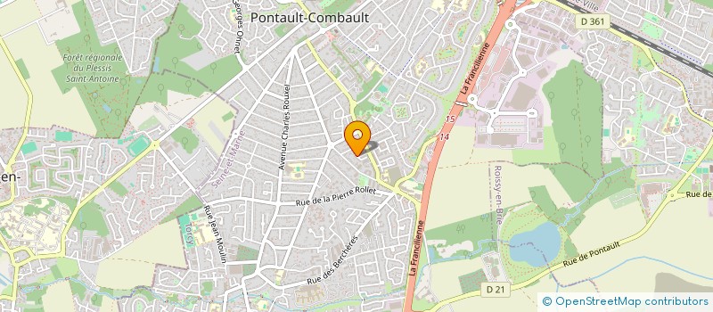 localisation de l'entreprise A-Z CONSEILS à PONTAULT-COMBAULT