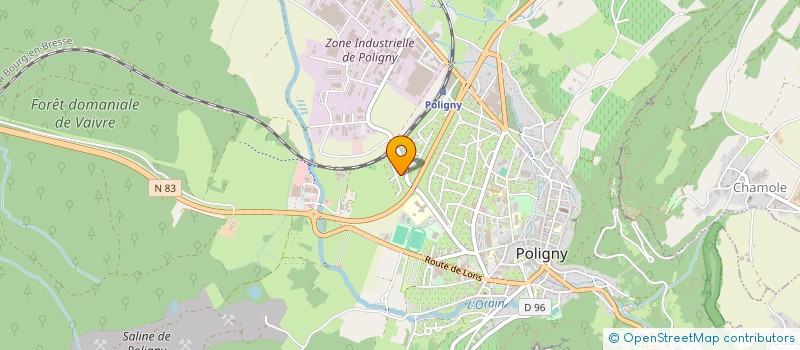 localisation de l'entreprise A.Z.COURRIER ACHEMINEMENT à POLIGNY